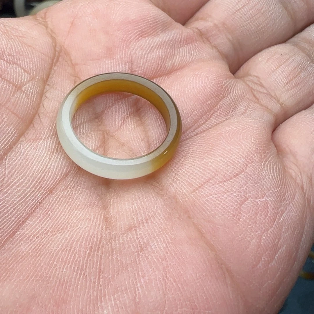 和田玉戒指未镶嵌堆*