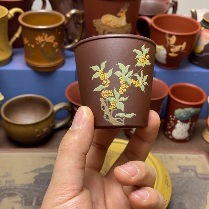 紫砂茶杯紫砂主人杯