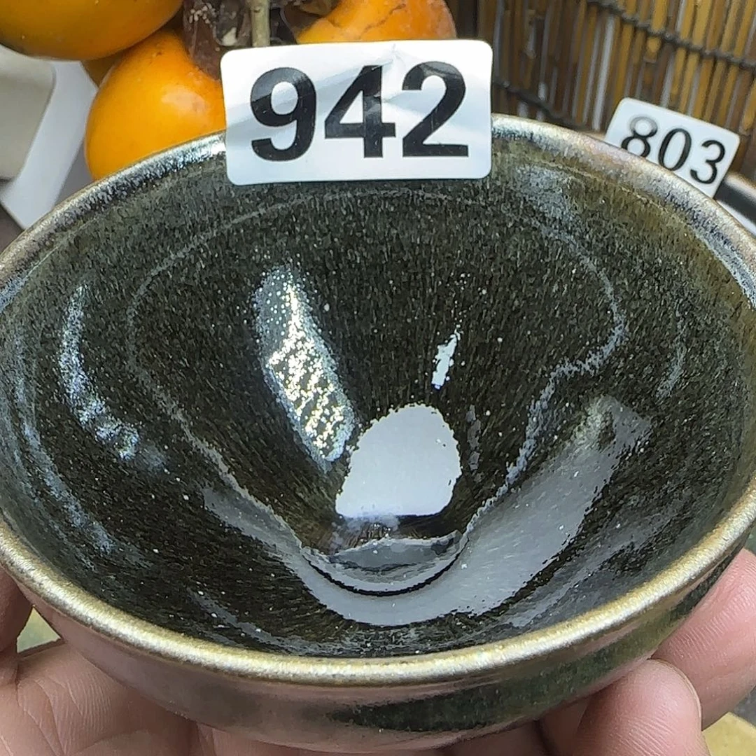 茶盏建盏杯主人杯龙窑柴烧