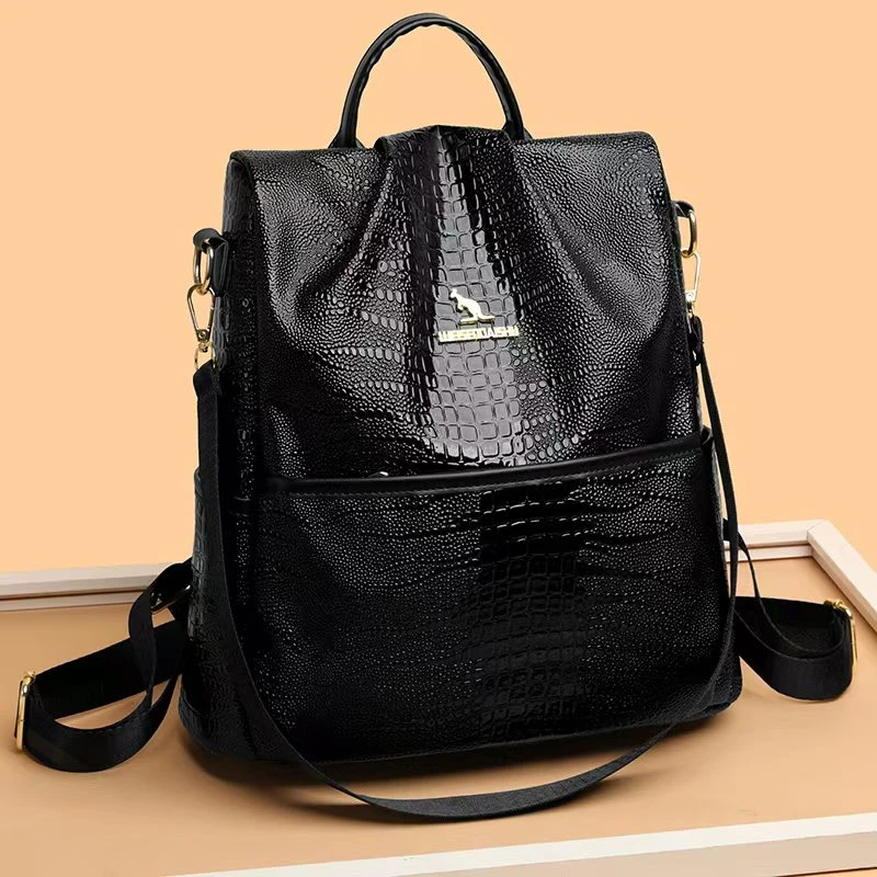 （30*15*31）（背开式防盗双肩背包）赠单肩带休闲时尚1212