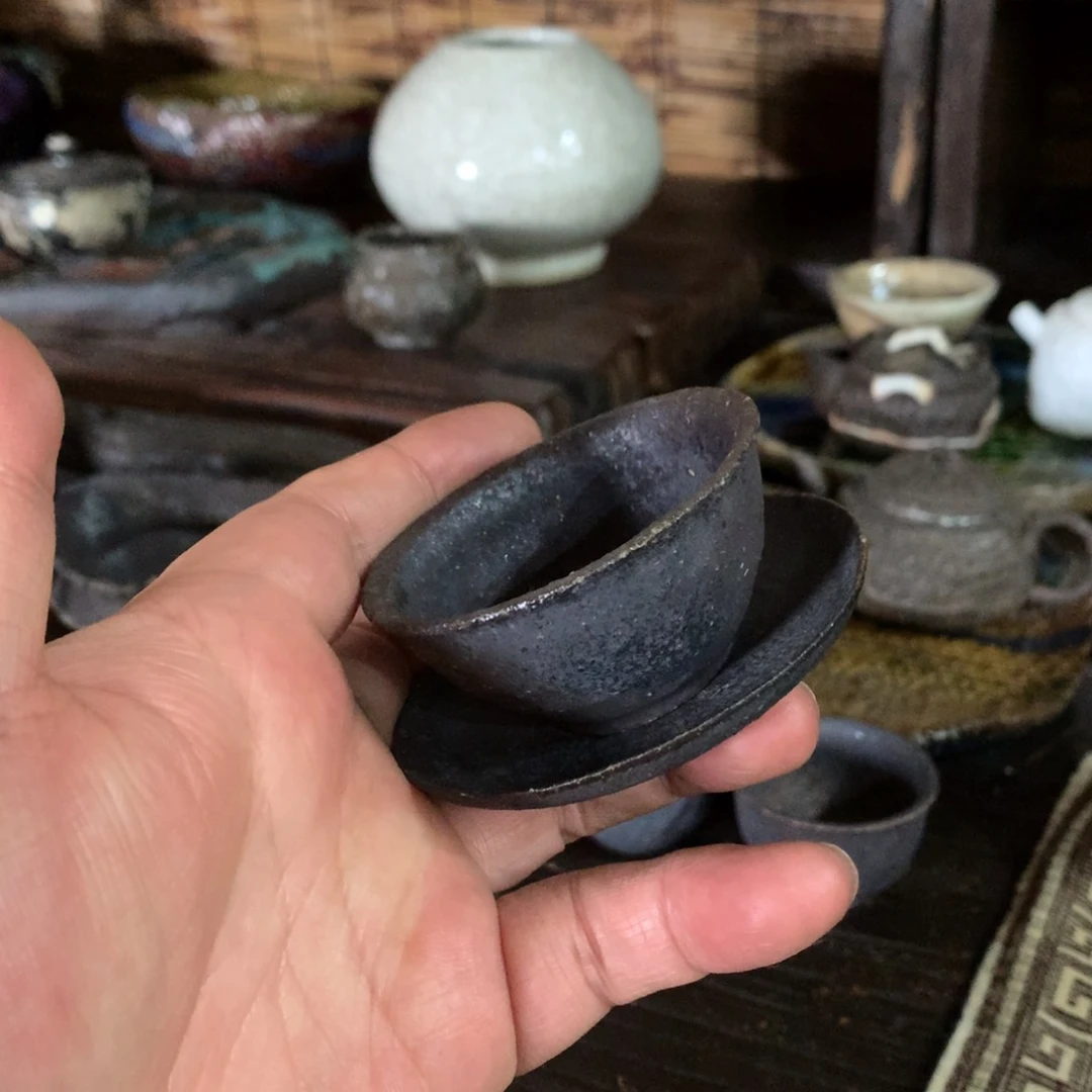 杯X****o手工制作柴烧茶具
