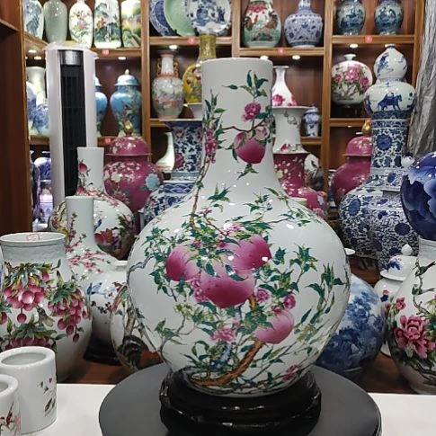 瓷片景德镇陶瓷花瓶子