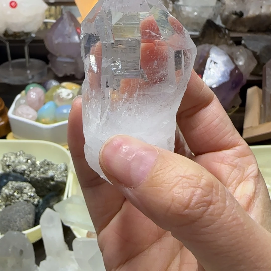 水晶未镶嵌车挂不退换喜马手握