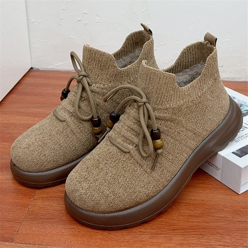 冬季加绒加厚轻便舒适老北京棉鞋中老年低帮妈妈棉鞋保暖女士棉鞋