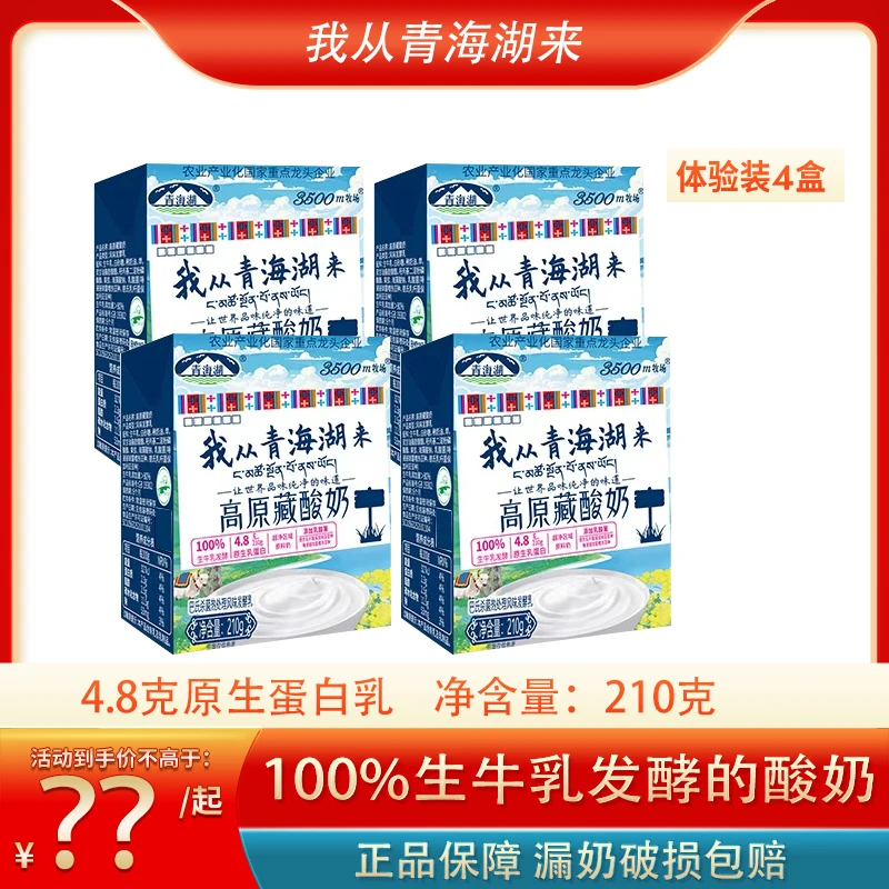 3500m牧场高原藏酸奶青藏牧场青海湖奶源100%生牛乳发酵
