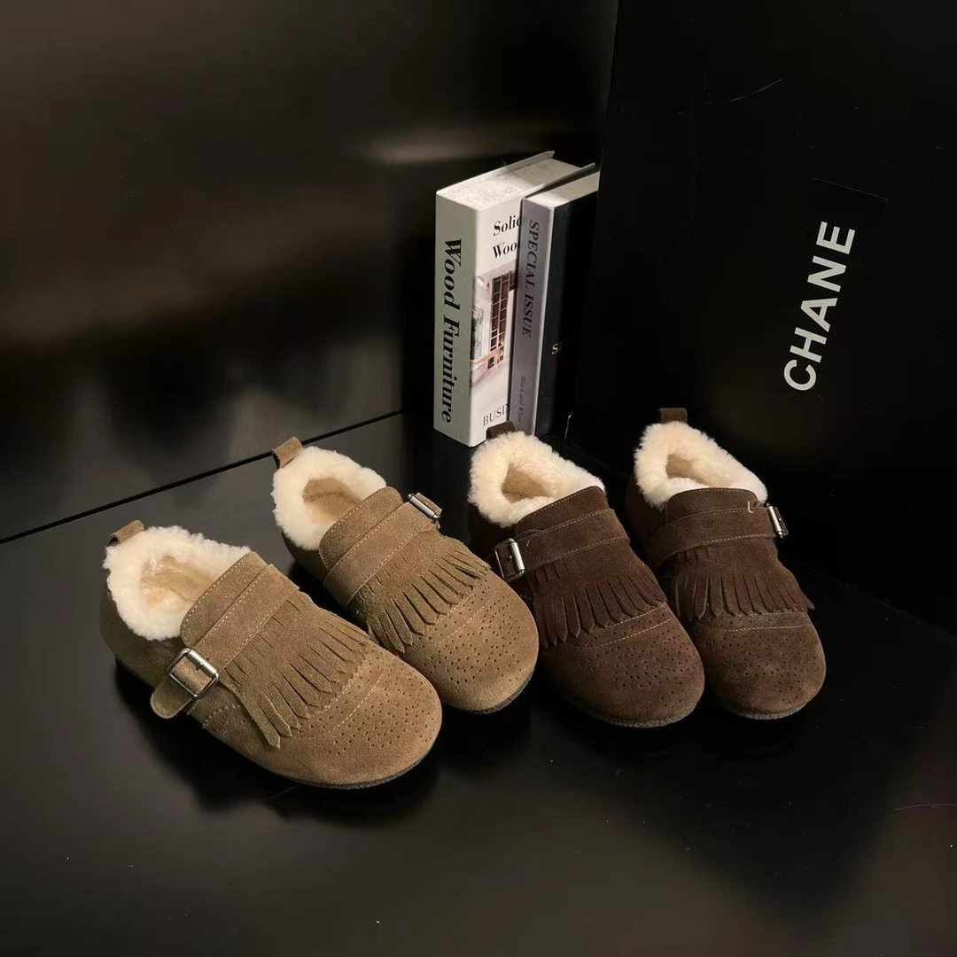 【流苏小姐】2025年新款流苏勃肯鞋女复古森系休闲时尚7322-2