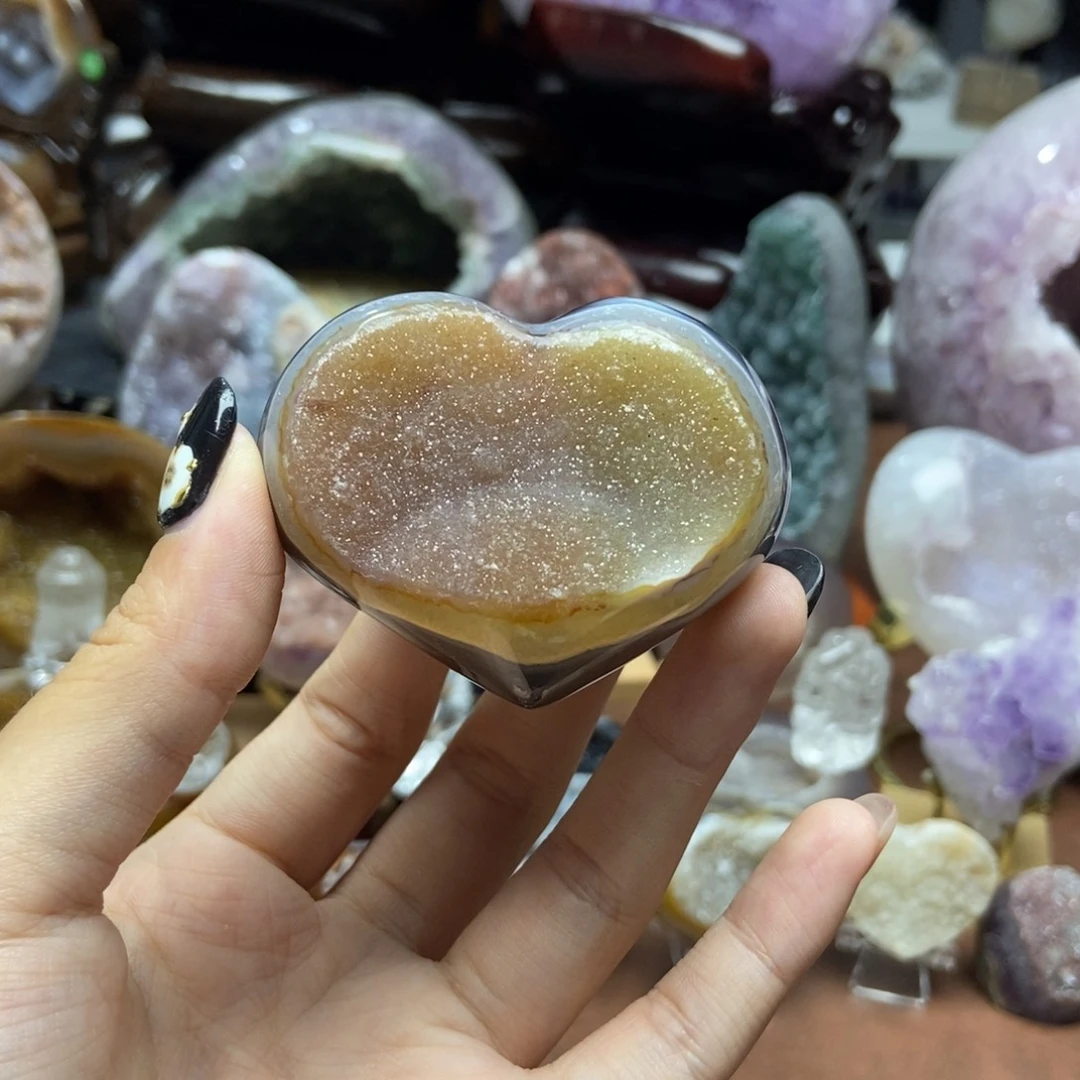 未镶嵌紫晶摆件水晶