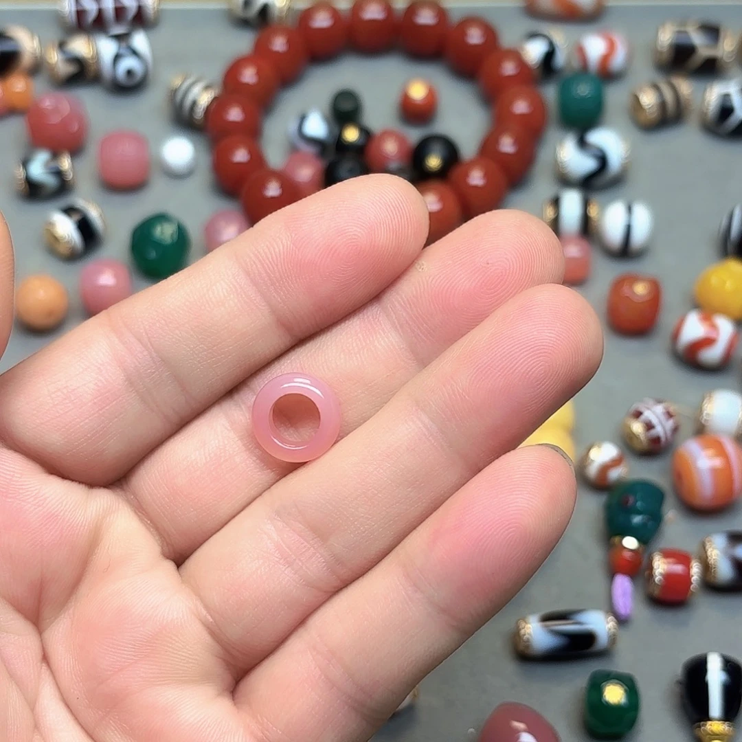 匠***型玛瑙/玉髓未镶嵌隔珠