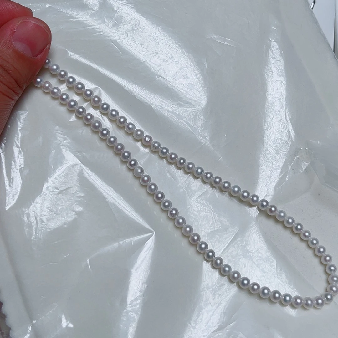 银S925镶嵌淡水珍珠手绳