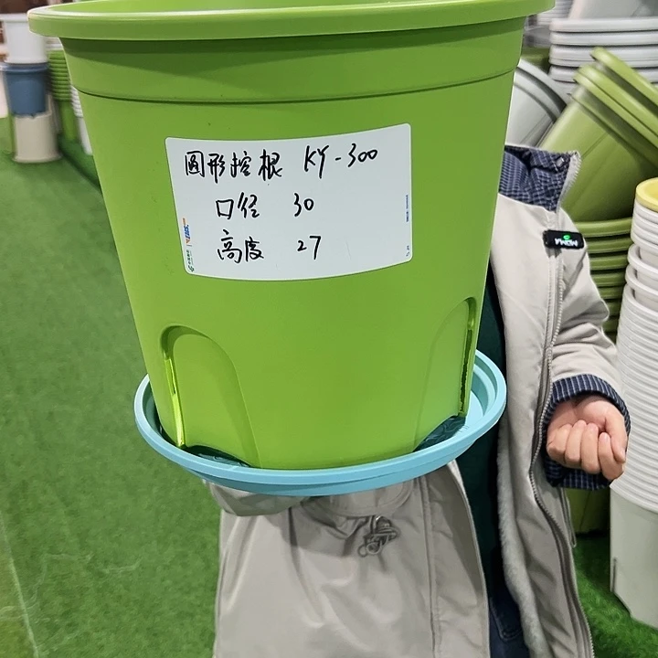 正品圆控口30高27果绿色带托4支