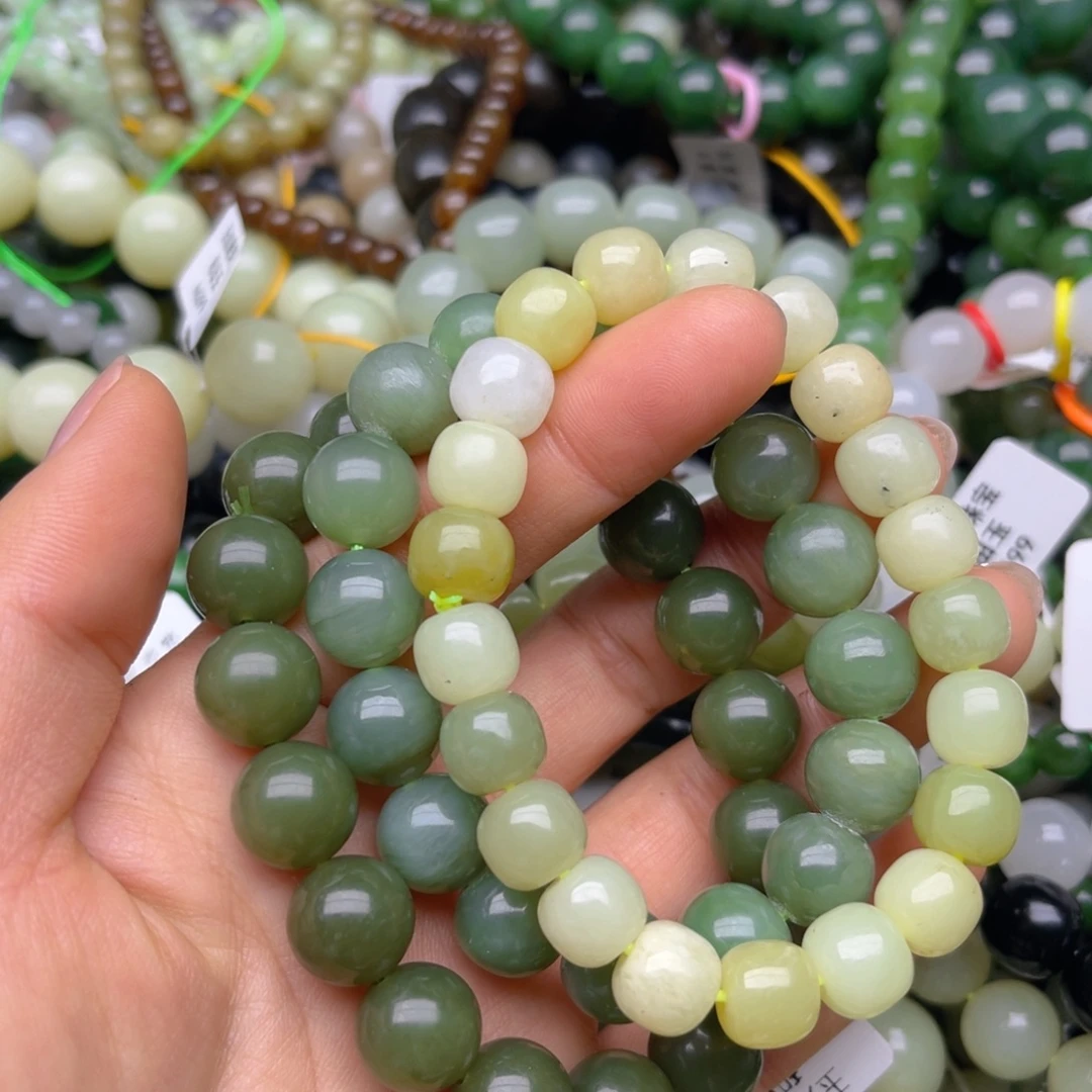 和田玉未镶嵌手链