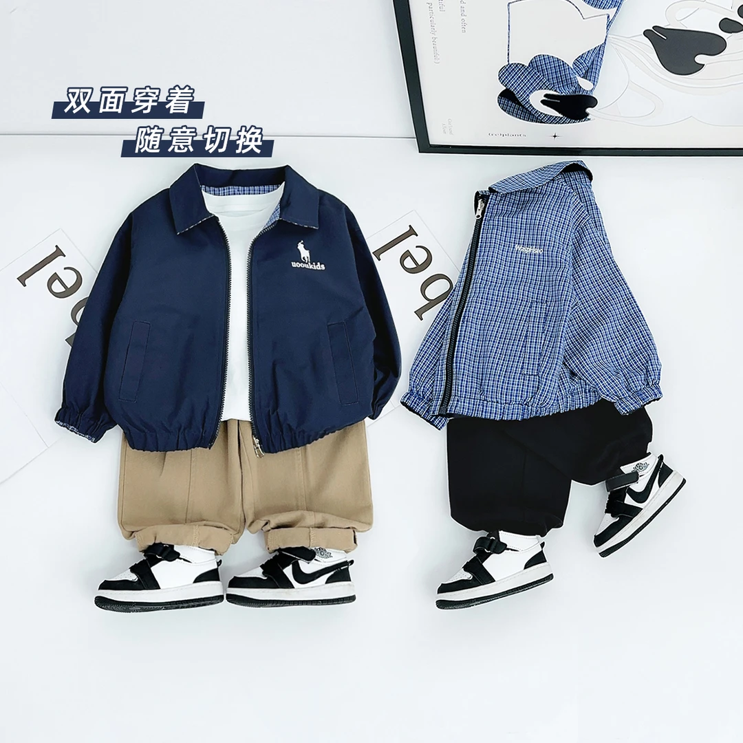 男童外套秋冬款2025新款秋装儿童夹克宝宝潮BQ25851Y悠悠童话童装