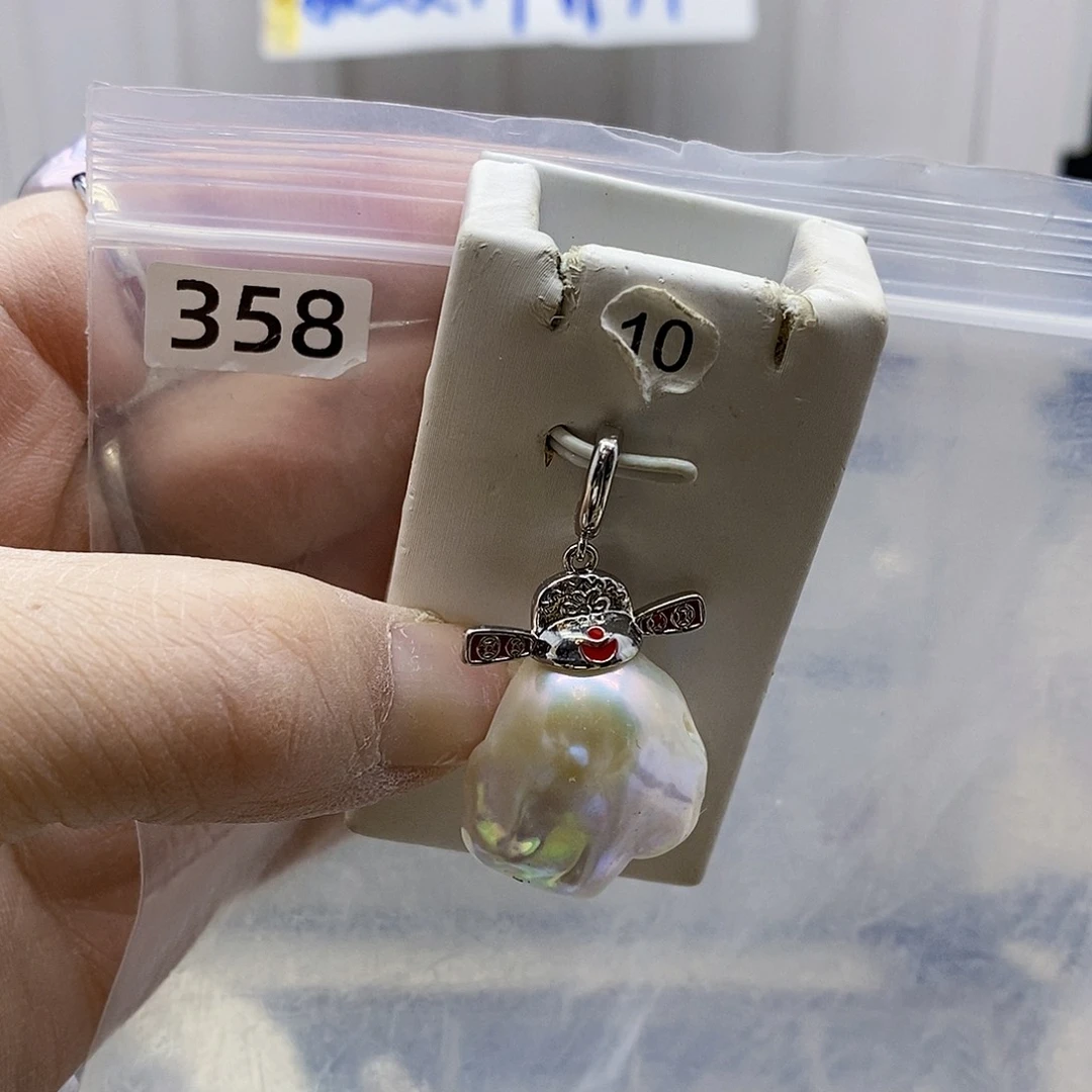 颈饰合金淡水珍珠