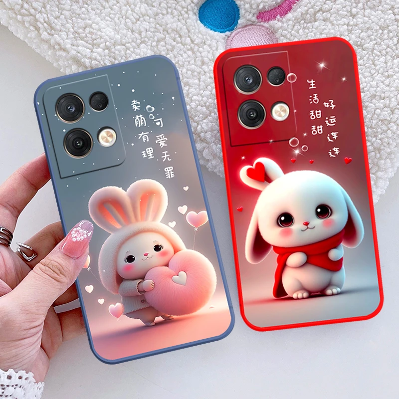 适用OPPO Reno8pro手机壳PGAM10全包边防摔硅胶软壳新款磨砂卡通