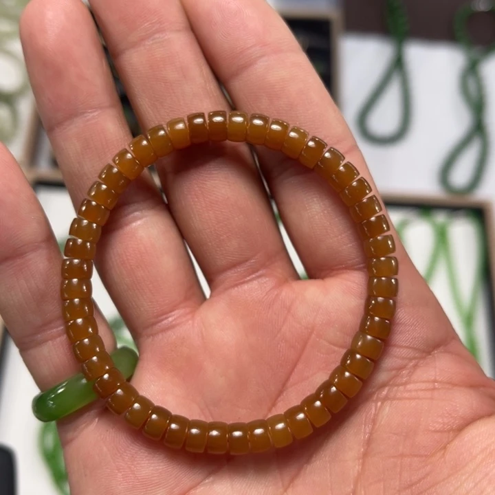 和田玉（糖玉）手链未镶嵌