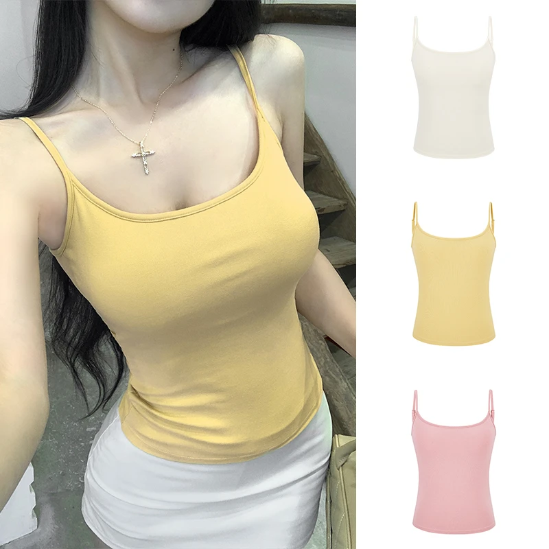 MosesQueen/魔西女王漫画小胸聚拢显大外扩打底内搭无袖上衣女