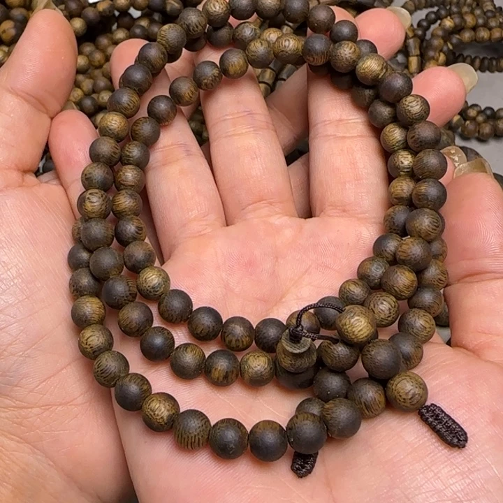沉香手串张勺子沉浮高货手串7mm22克