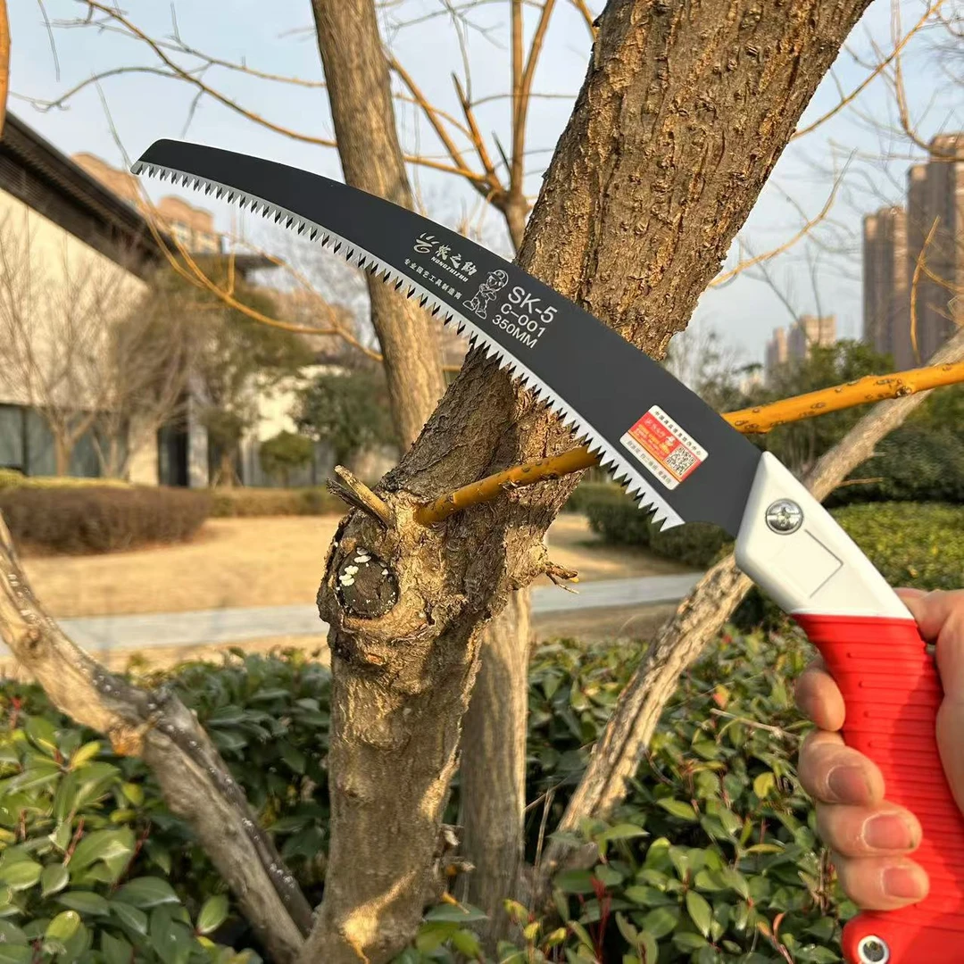 原装农之助350腰锯果树锯手锯木工锯子伐木锯树枝锯包邮