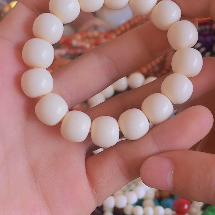 无非金属猛犸桶珠手链13-14mm