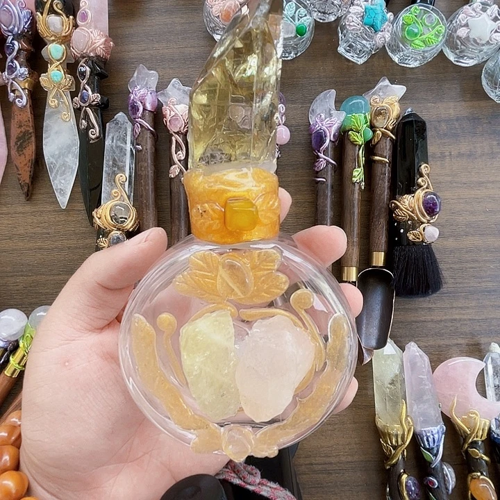 折***梦未镶嵌珠宝半成品水晶水晶