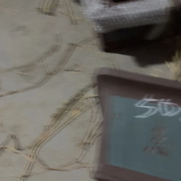 紫砂花盆160-2。   蓝。