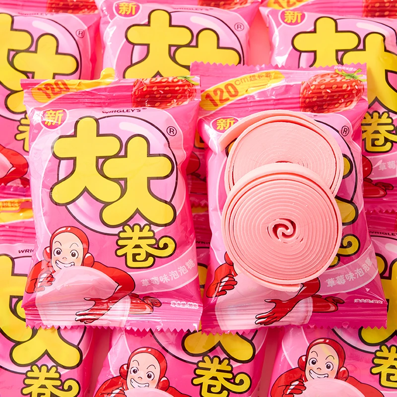 大大泡泡糖30g大大卷切切乐童年怀旧糖果儿童口香糖休闲零食