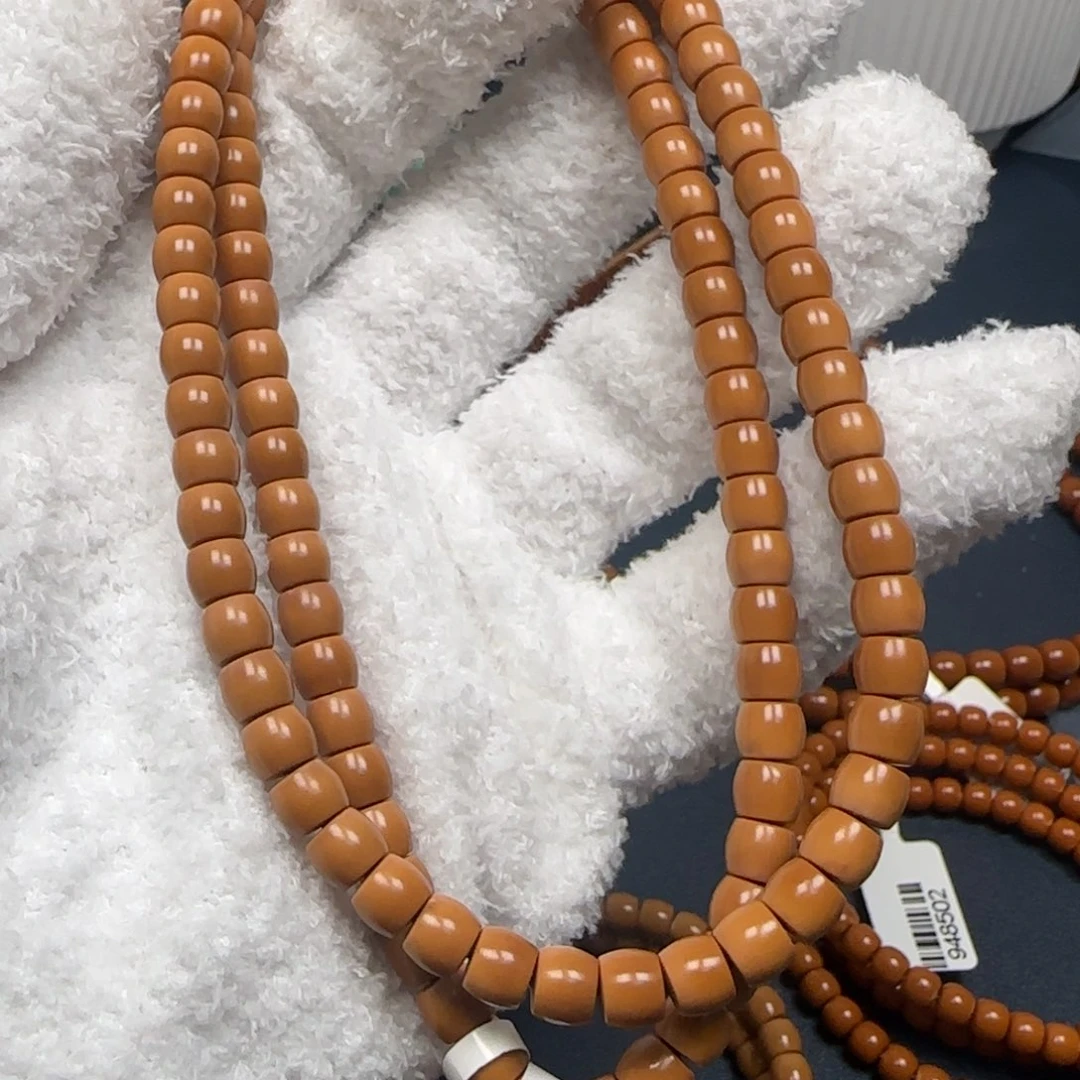 橄榄核手串老挝长串直切6.5mm