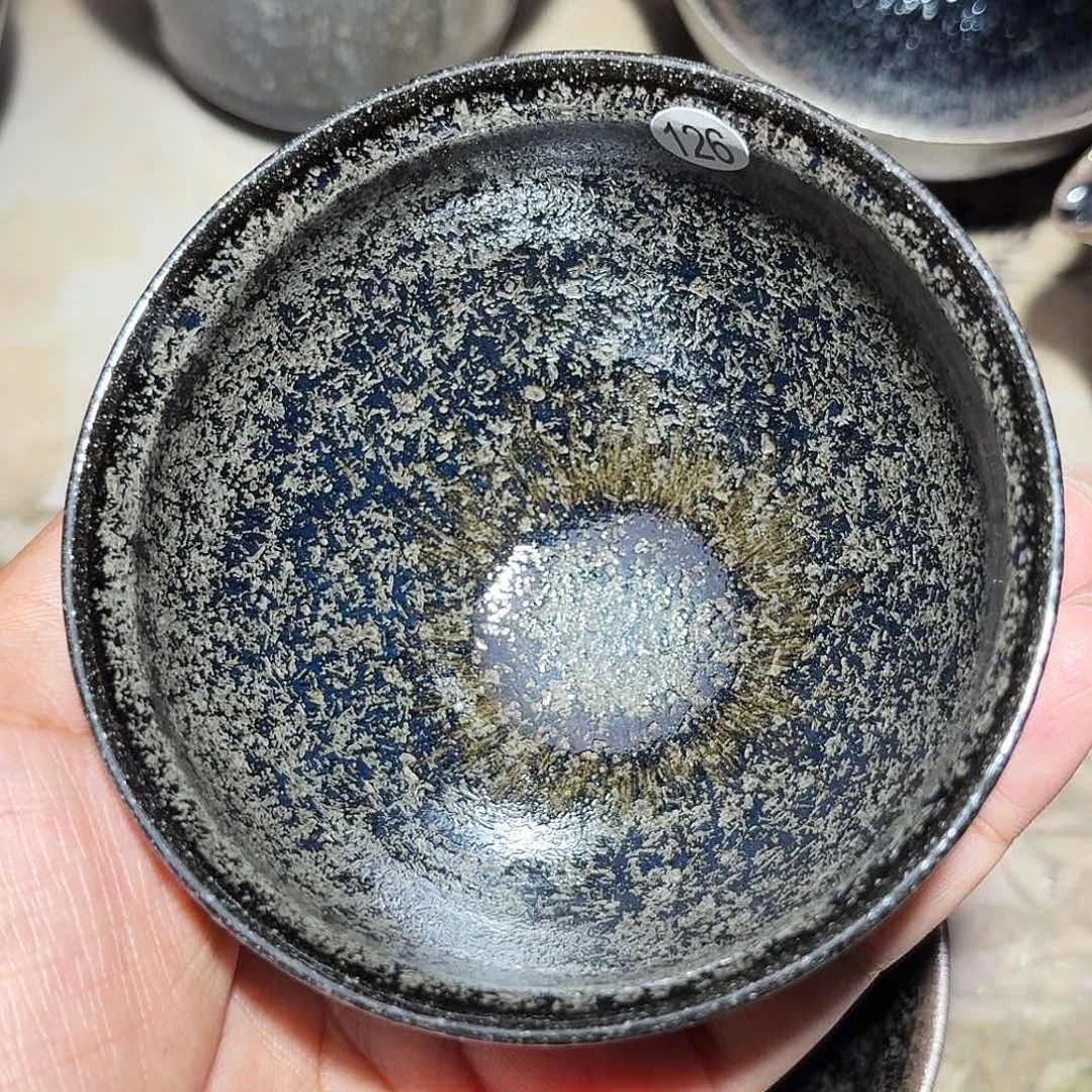 茶盏义兴龙窑柴烧126火标