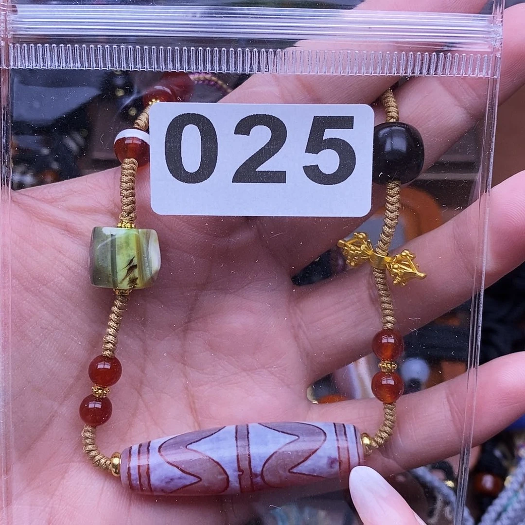 玛瑙/玉髓颈饰足银镀金镶嵌