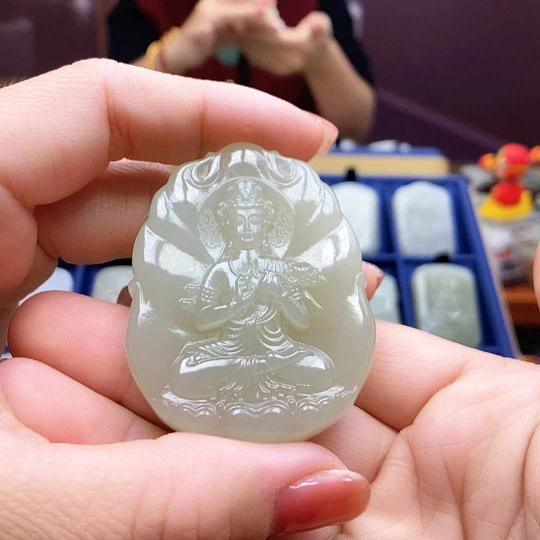 和田玉颈饰未镶嵌昊****4