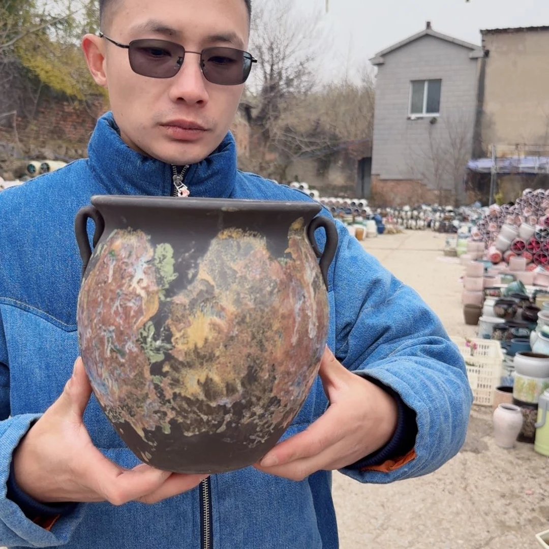 紫砂摆件口18高20（一个姹寂