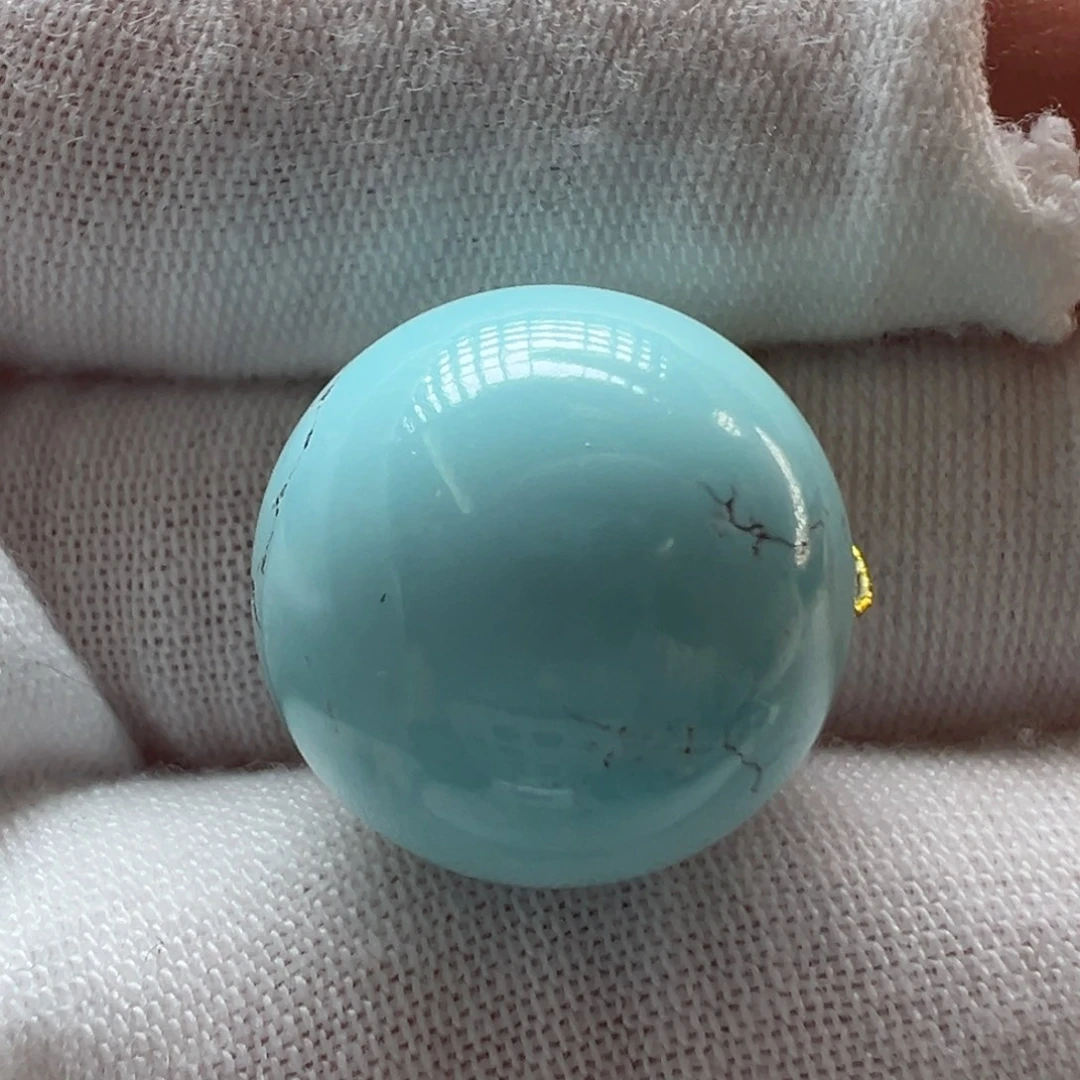 绿松石未镶嵌配饰圆珠16.6mm