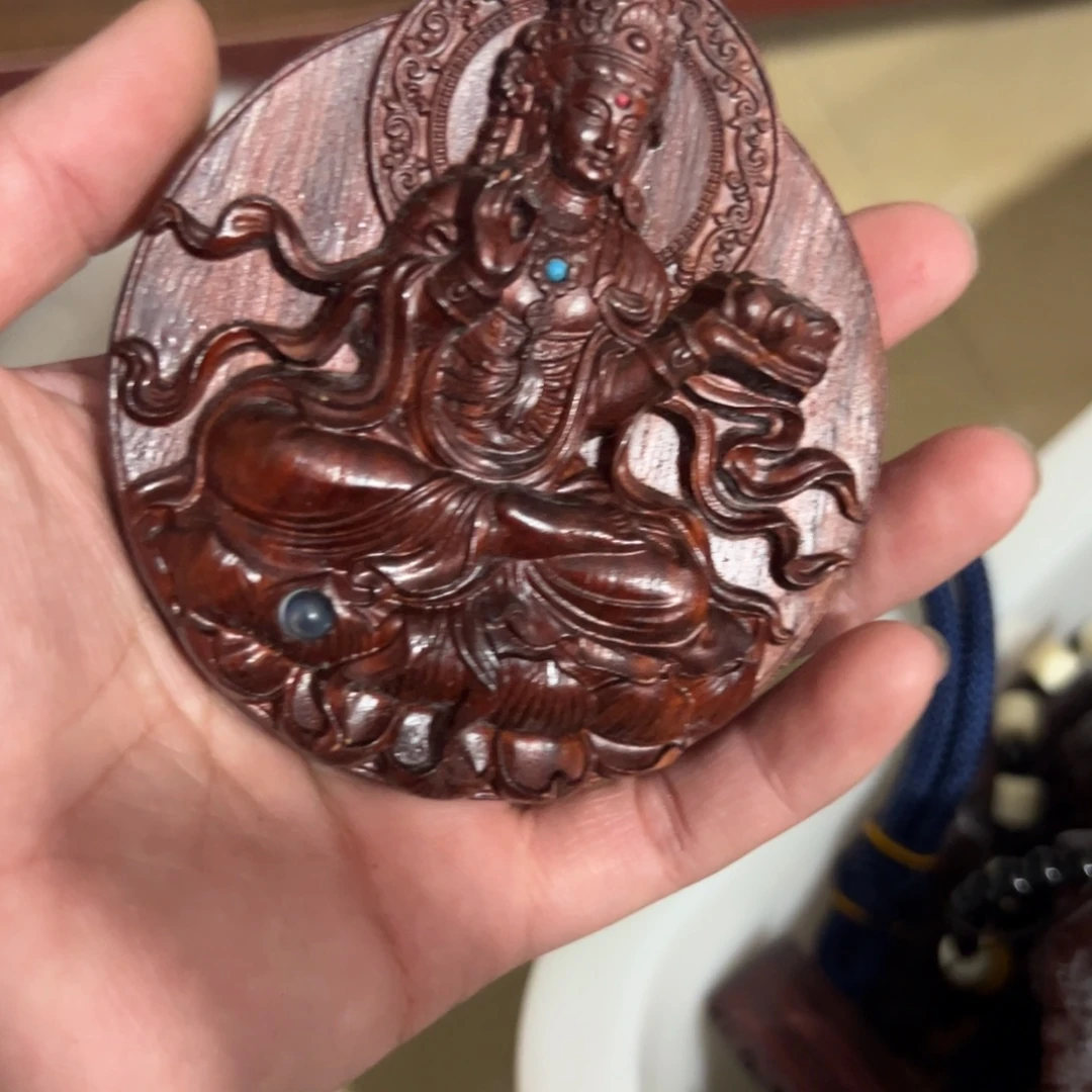 非洲紫檀（红花梨）无事牌