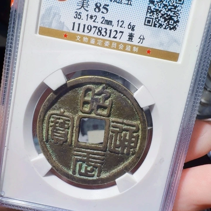 铜DX评级币一个，3127