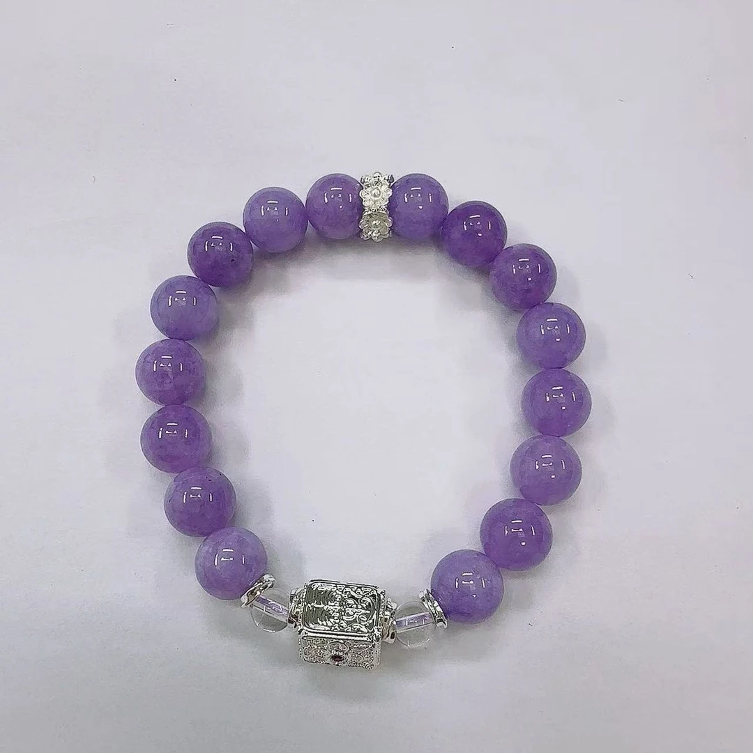 时尚紫原创方糖手串