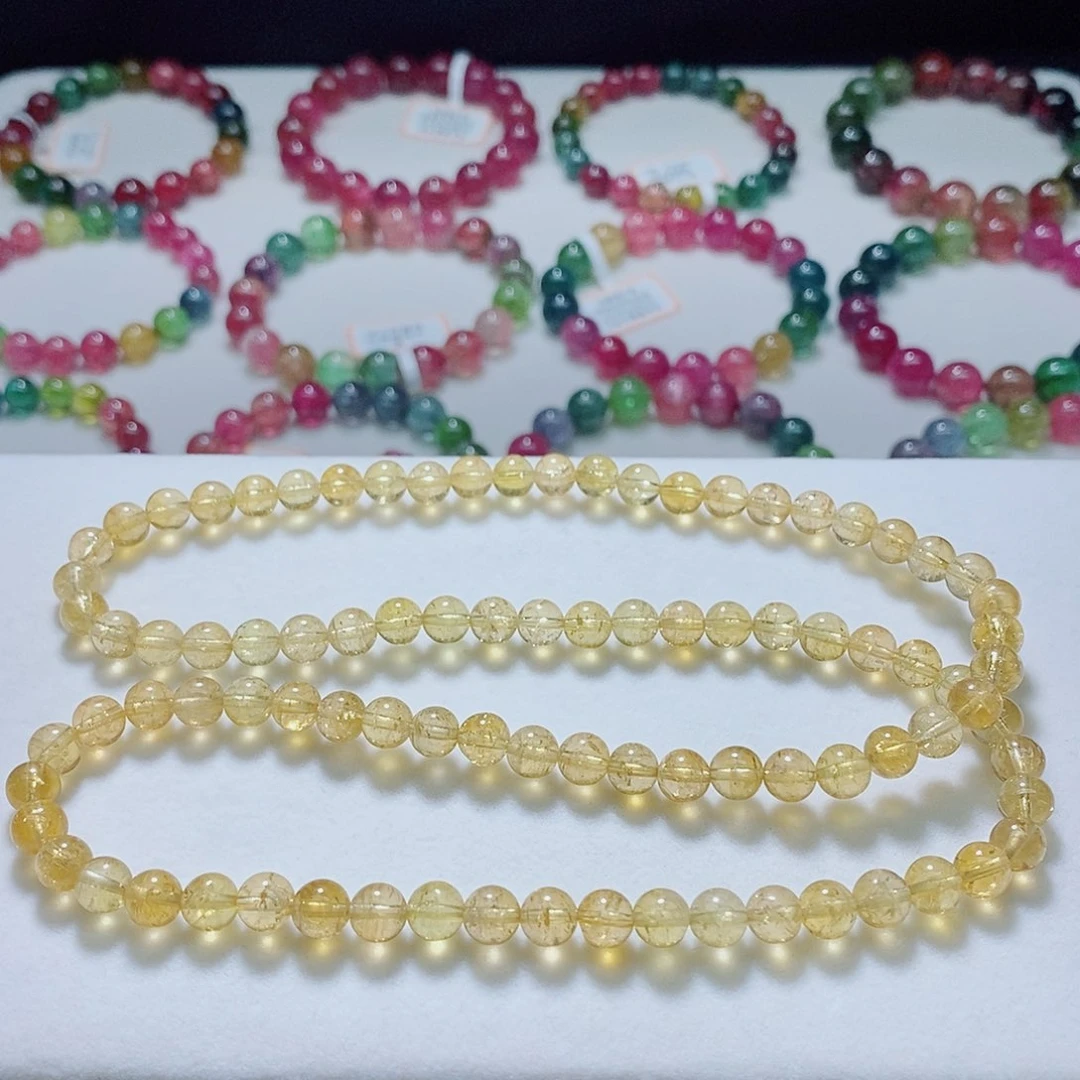 手链未镶嵌碧玺6mm左右