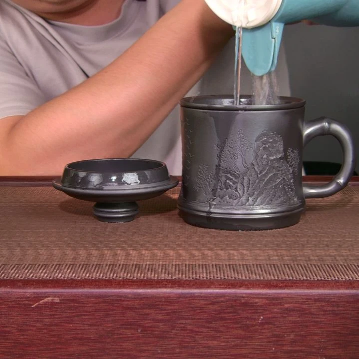 茶杯紫砂高货放漏
