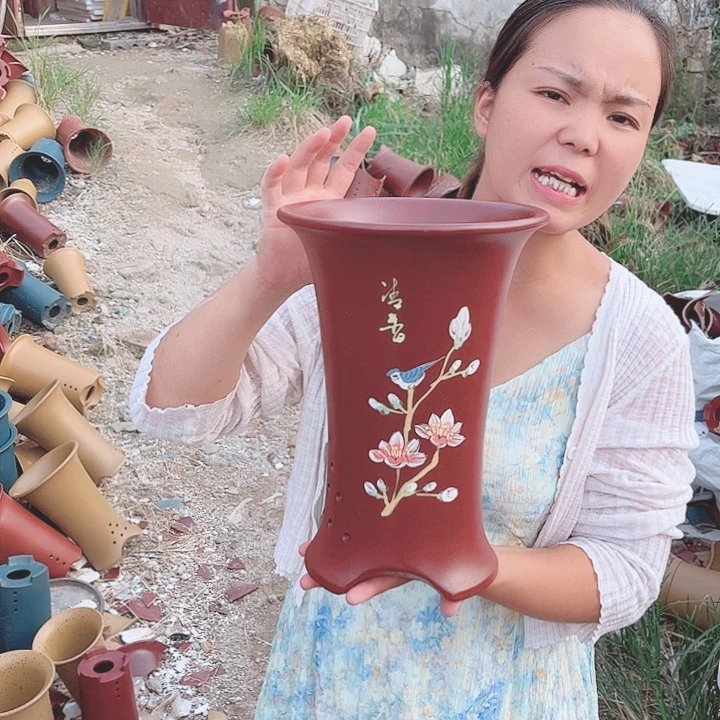 紫砂花盆宜兴紫砂精品花盆