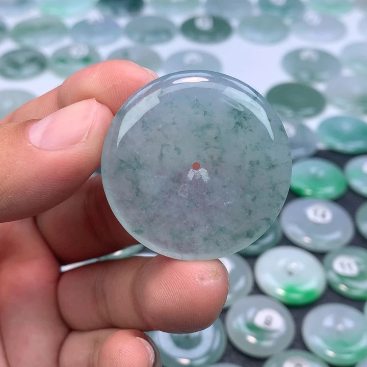 翡翠未镶嵌颈饰缅甸天然A货翡翠38-6.3