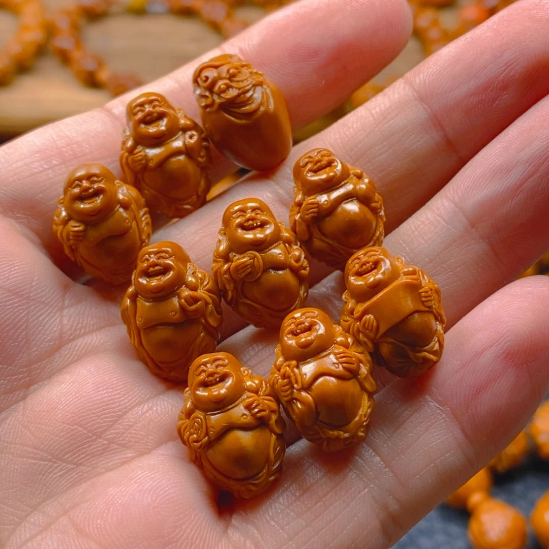 手串/手链橄榄核一青老师1.35八宝小弥勒（不预定不议价）