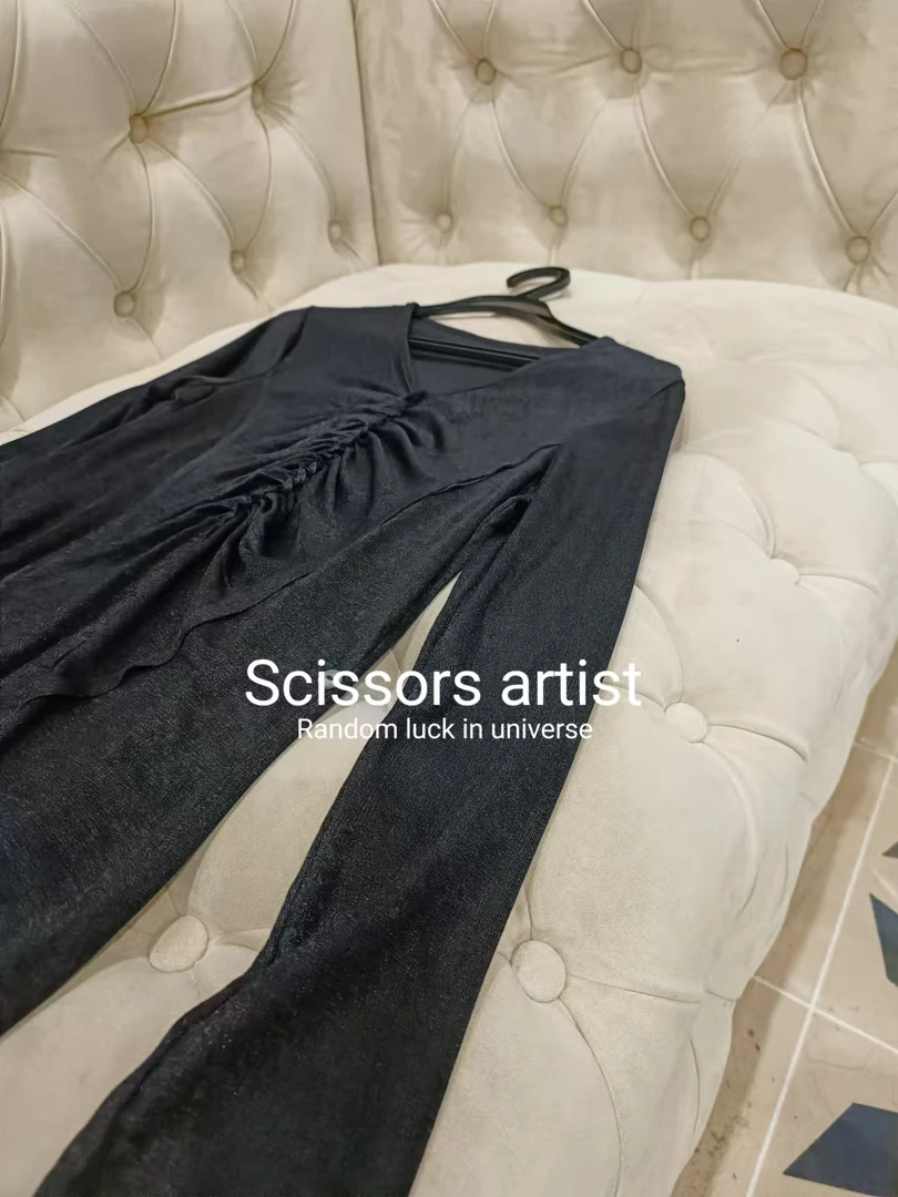 【Scissors artist】高端设计师走秀女装打底衫2954