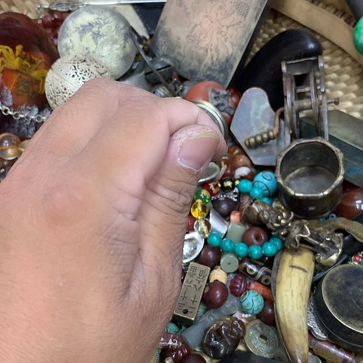 幸***康一物一拍龙头圆把件
