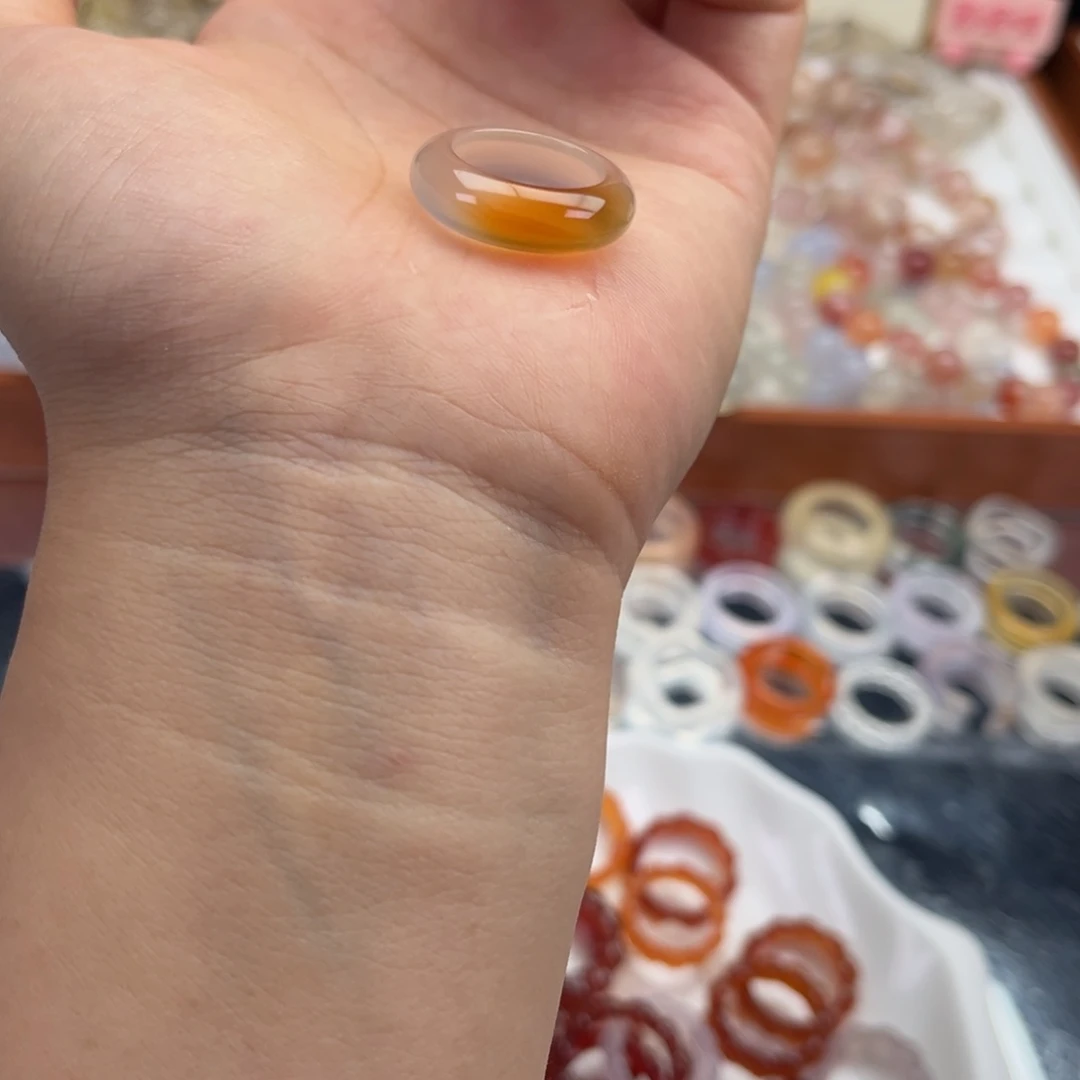 戒指未镶嵌玛瑙/玉髓7号15.8