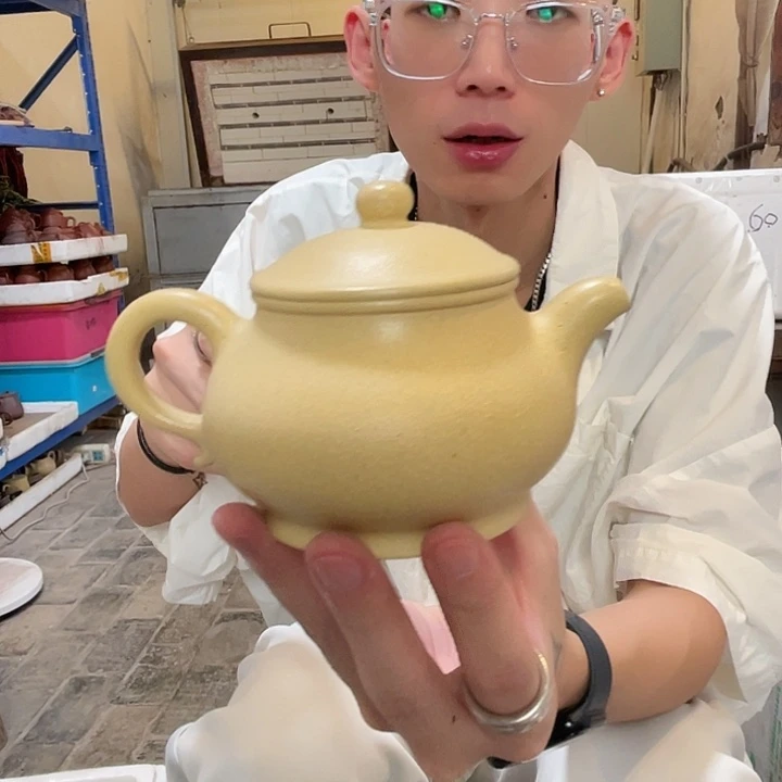 茶壶紫砂本绿潘壶