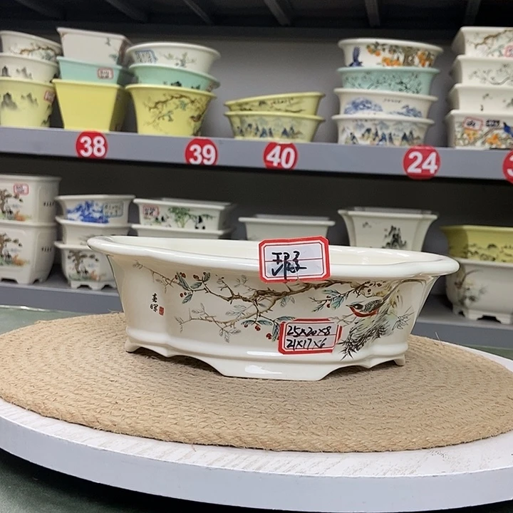 紫砂紫砂花盆0723