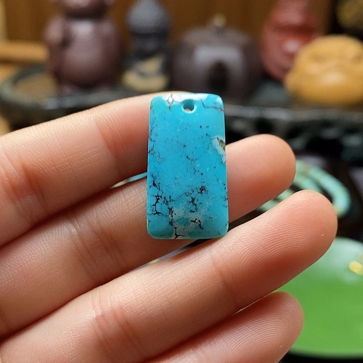 绿松石未镶嵌天然原矿绿松石配饰