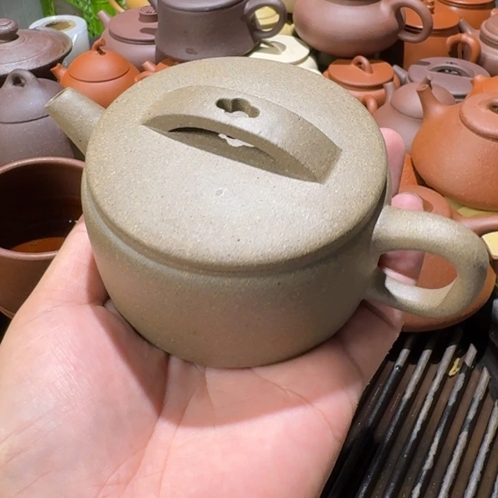 茶壶紫砂青段汉瓦200cc