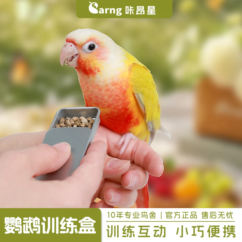 咔昂星鹦鹉互动喂食器虎皮牡丹玄凤和尚训练食盒鹦鹉宠物饲料牡丹
