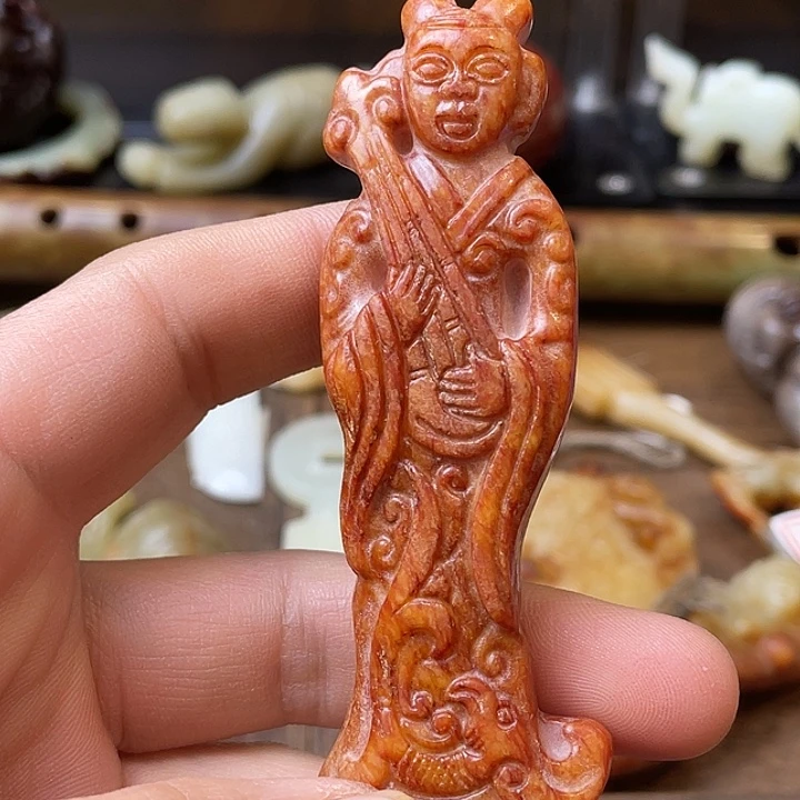 和田玉（糖玉）未镶嵌颈饰