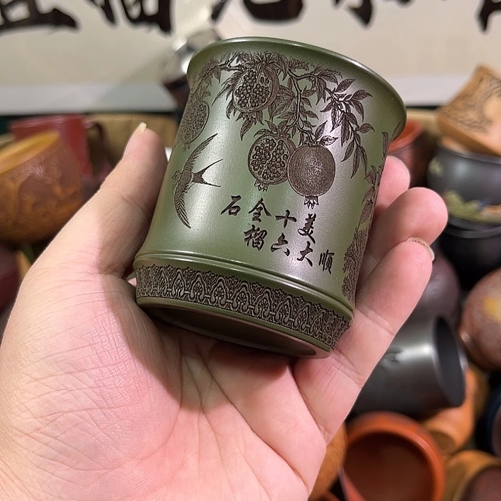 茶杯紫砂全手工紫砂主人杯
